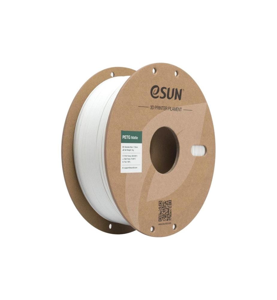 eSun - Filament PETG-Matte Blanc 1.75 mm 1 kg