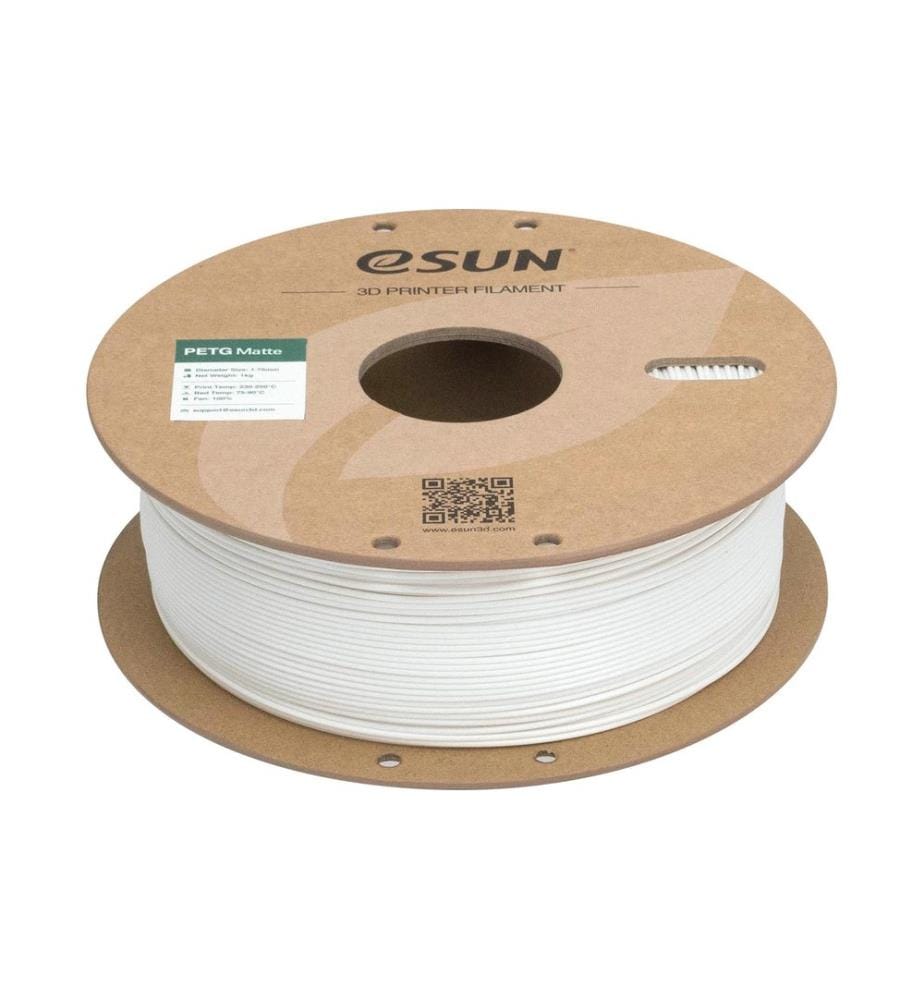 eSun - Filament PETG-Matte Blanc 1.75 mm 1 kg