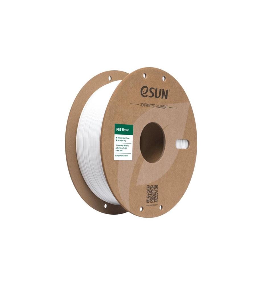 eSun - Filament PET Basic Blanc 1.75 mm 1 kg