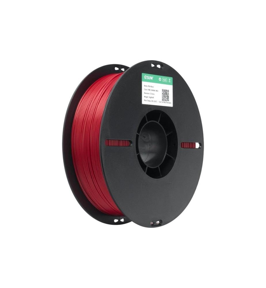 eSun - Filament PLA Basic, rouge pompier 1.75 mm 1 kg