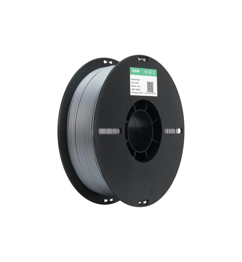 eSun - Filament PLA Basic, argent 1.75 mm 1 kg