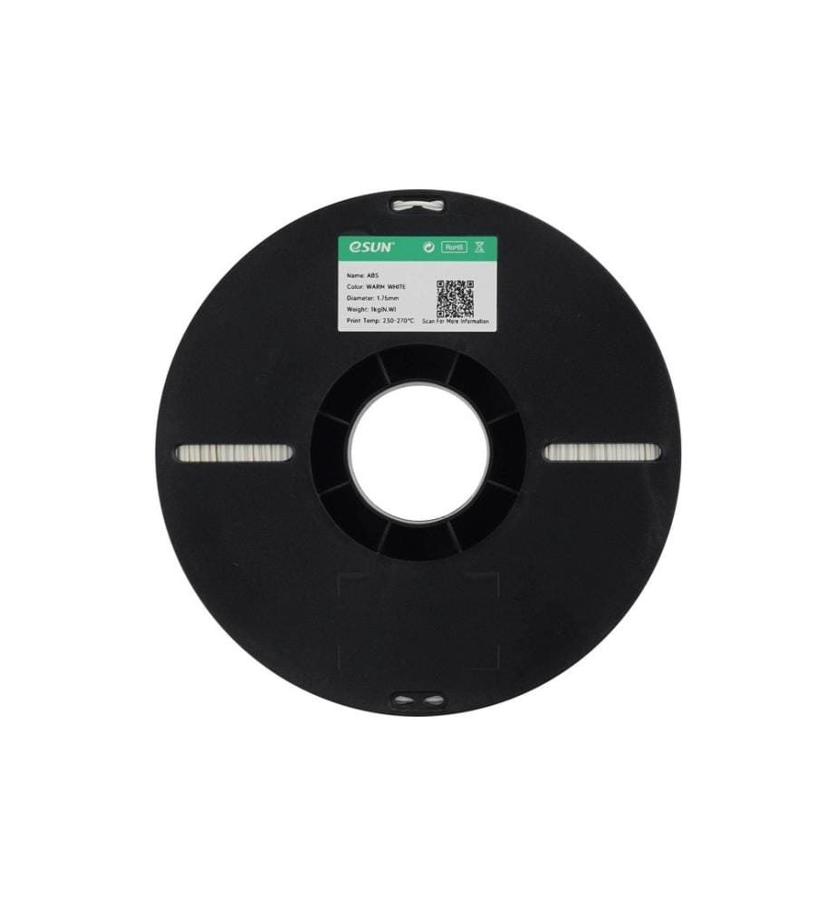 eSun - Filament ABS175W, blanc chaud 1.75 mm 1 kg