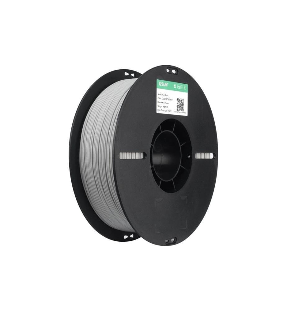 eSun - Filament PLA Basic, gris béton 1.75 mm 1 kg