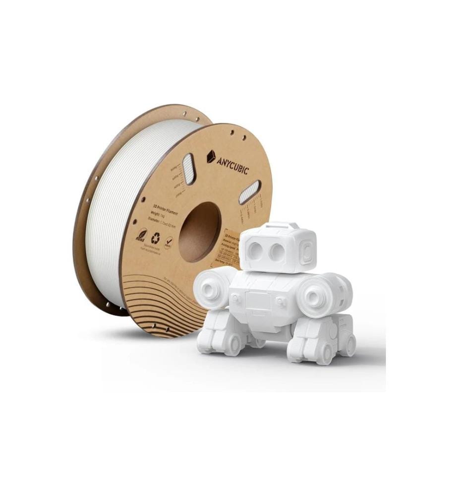 Anycubic Filament Anycubic PLA haute vitesse White 1.75 mm 1.125 kg