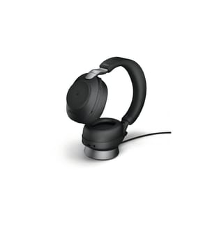 JABRA - Headset Evolve2 85 Duo MS Schwarz, USB-C, inkl. Ladestation