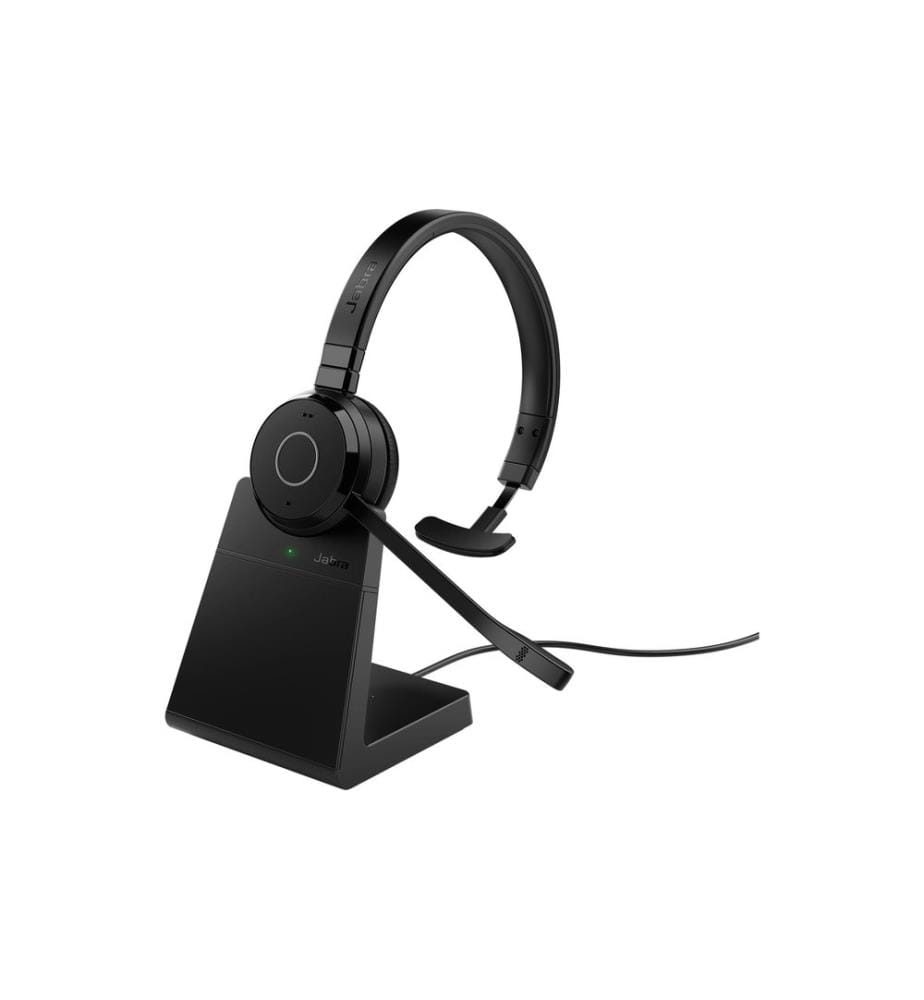 JABRA - Casque Evolve 65 TE Mono MS avec station de chargement