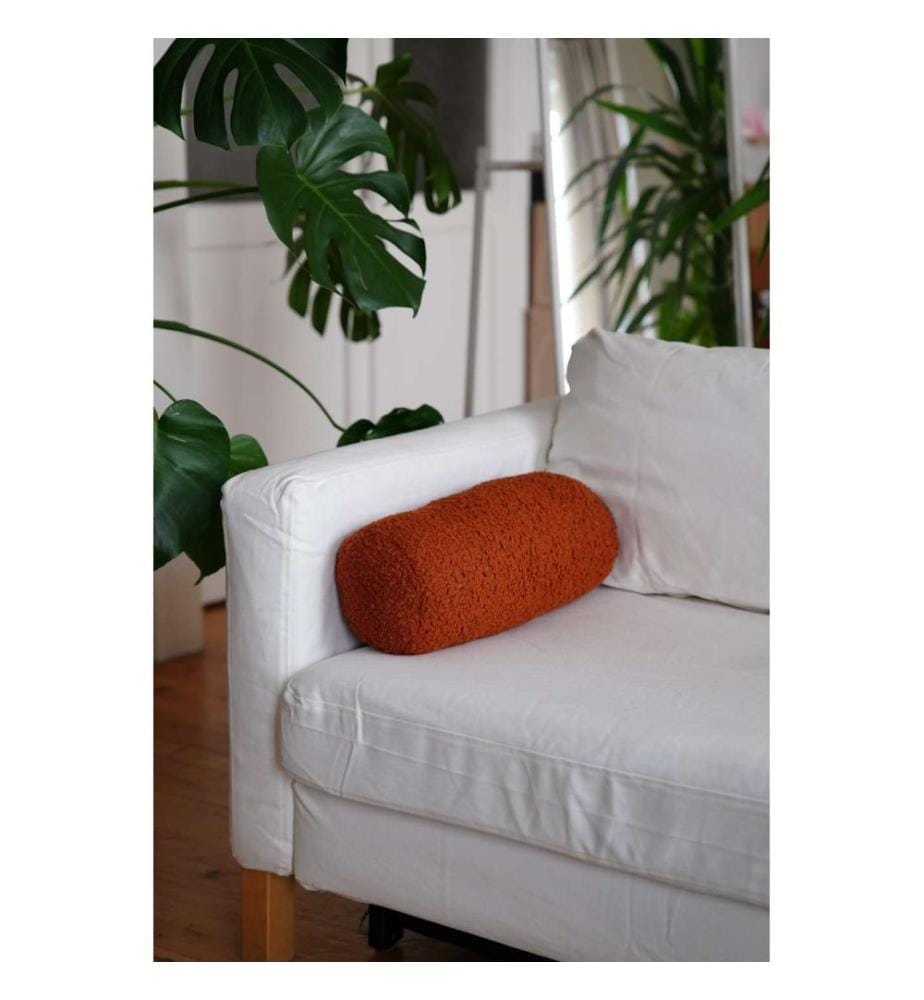 Coussin, brique, 75 % POLYESTER RECYCLÉ / 25 % POLYESTER