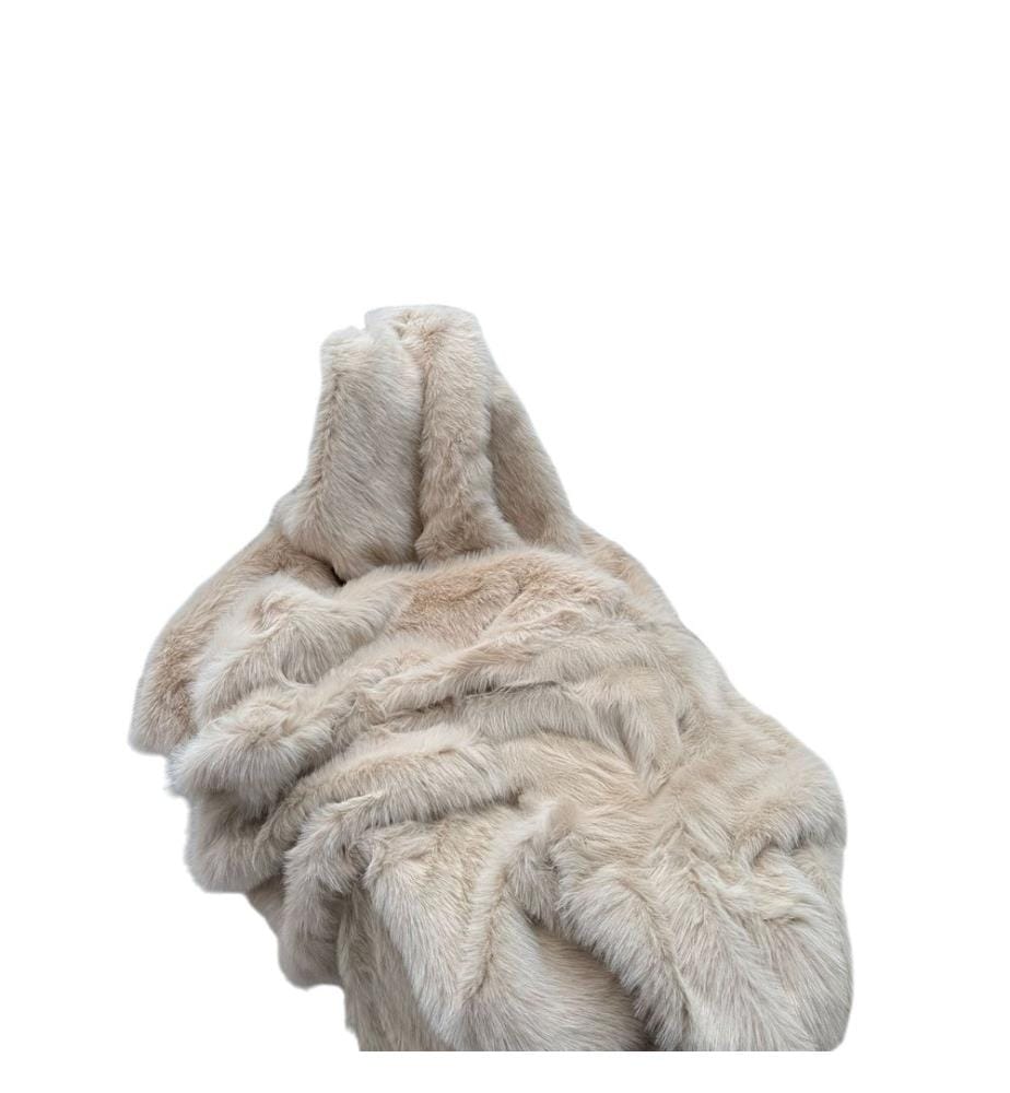 Châle de canapé, Beige, 100% POLYESTER