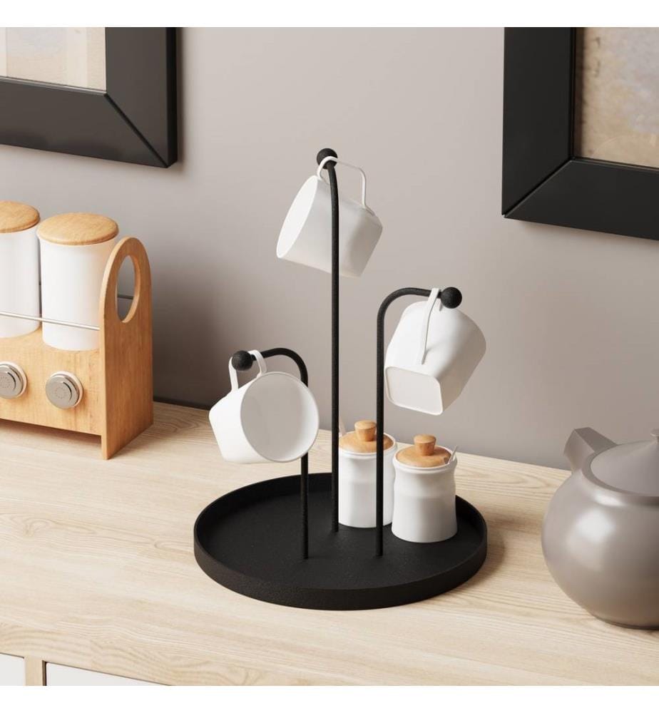 Accessoire décoratif en métal - Noir