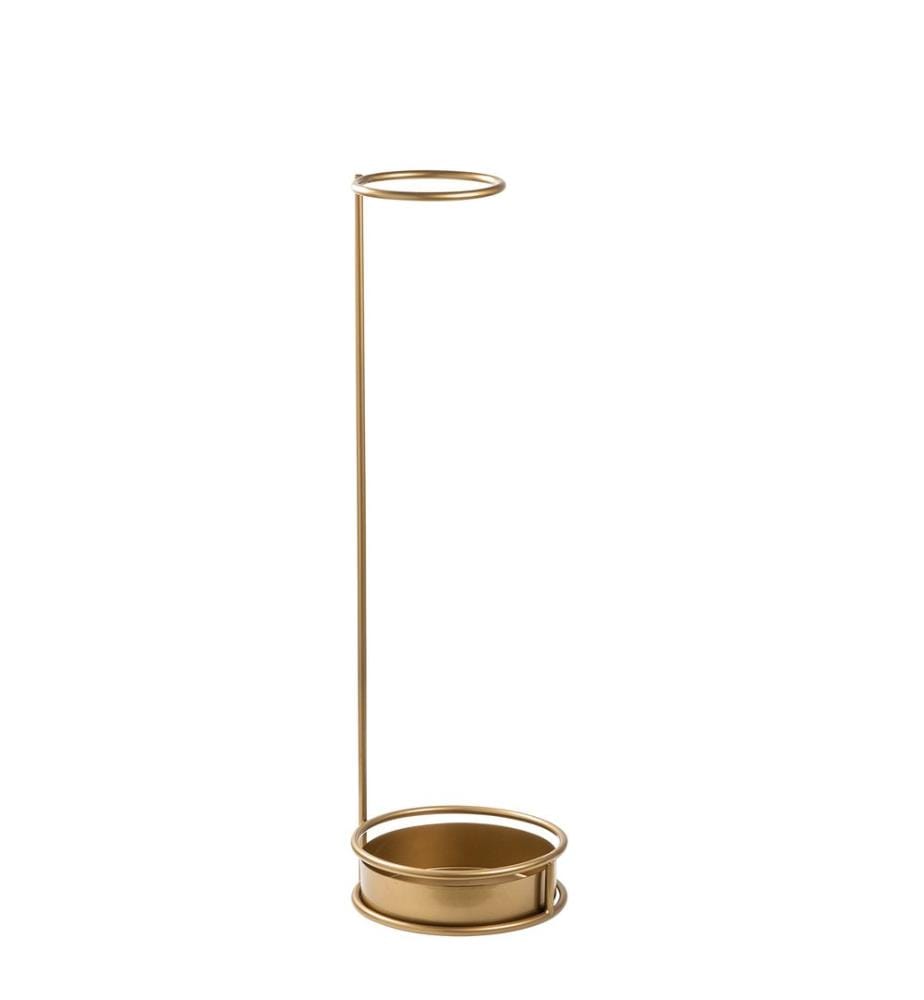 Porte-parapluies, doré, 100 % MÉTAL