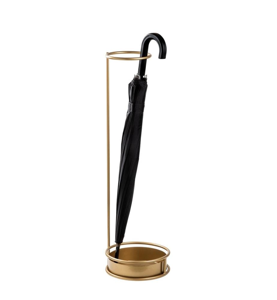 Porte-parapluies, doré, 100 % MÉTAL