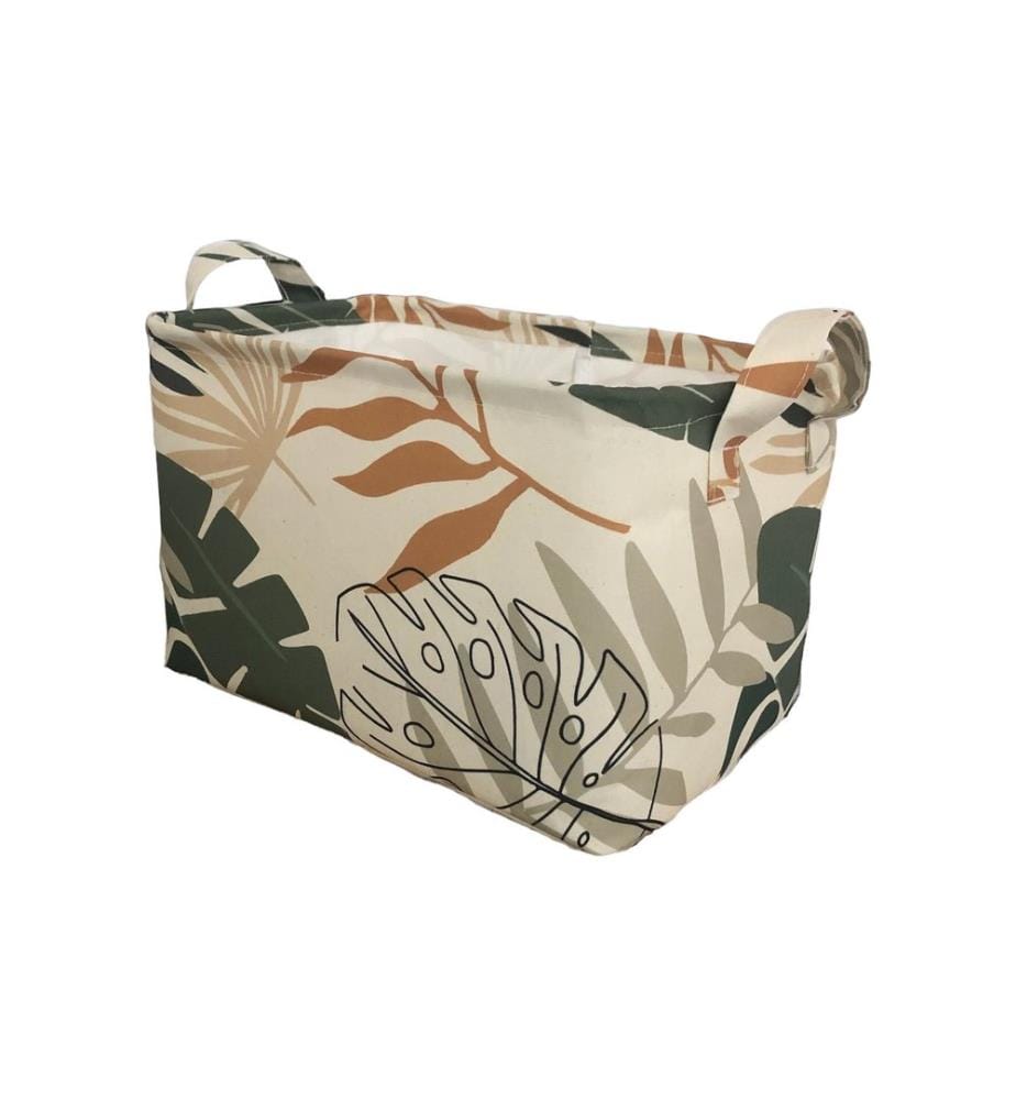 Felt Basket, Multicolor, 70% Polyester / 30% Cotton