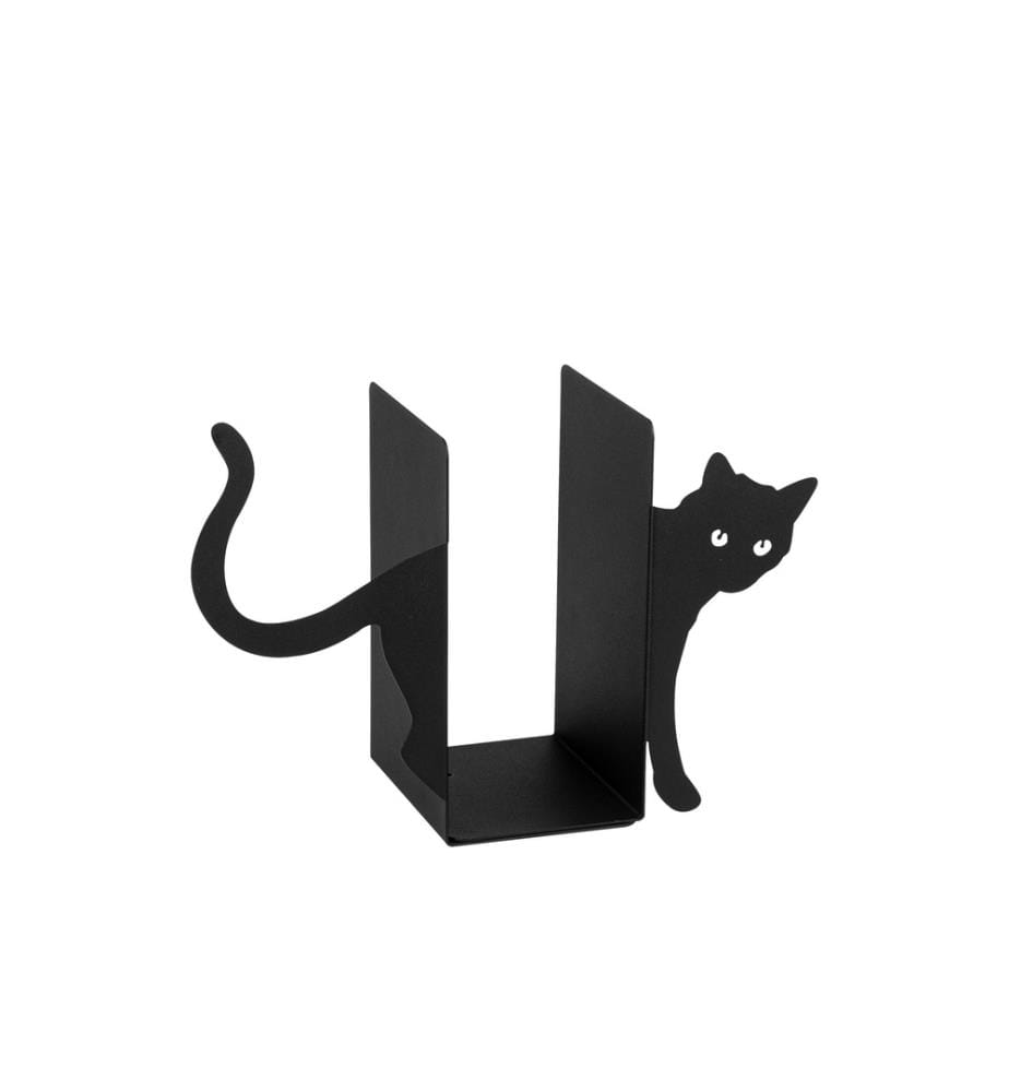 Metall Buchstütze, Schwarz, Metall