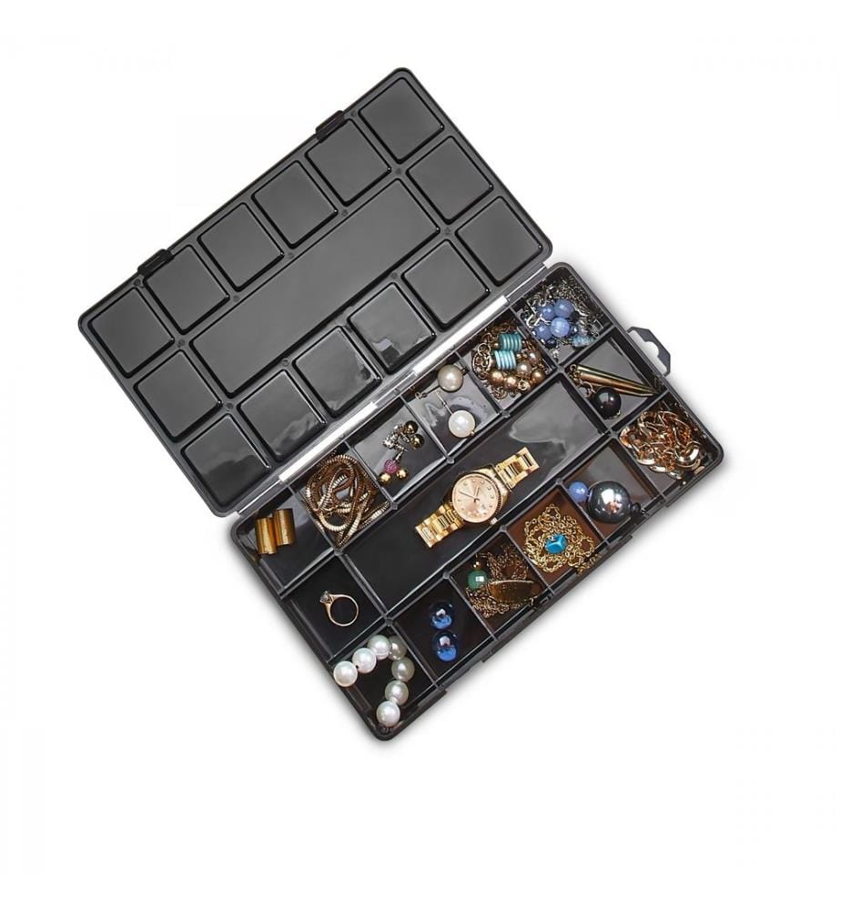 Boîte à bijoux, Noir, 100% Polipropilen