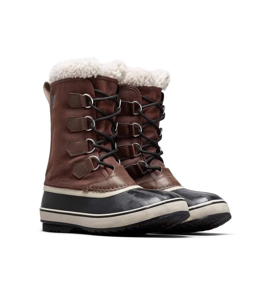 Bottes de Neige Imperméable 1964 PAC NYLON - Tobacco & Black