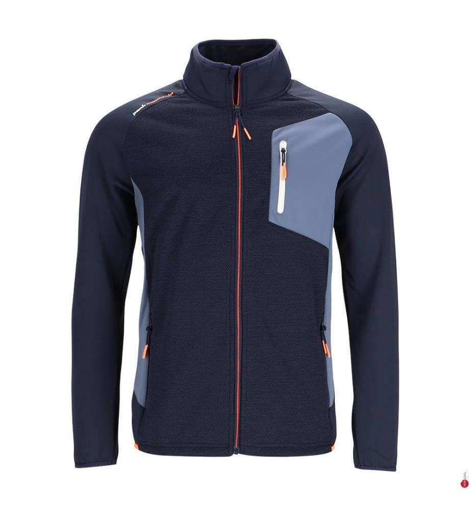 Blouson polaire hybride - Bleu nuit