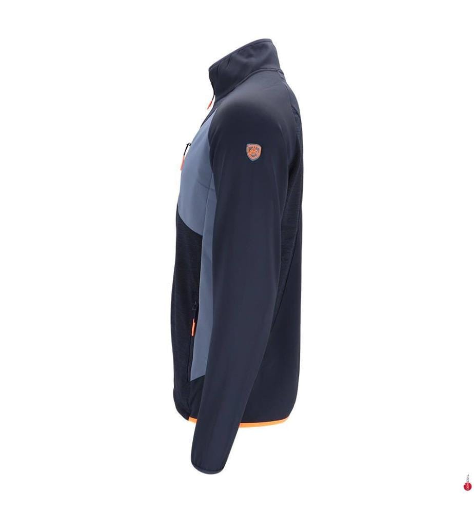 Blouson polaire hybride - Bleu nuit