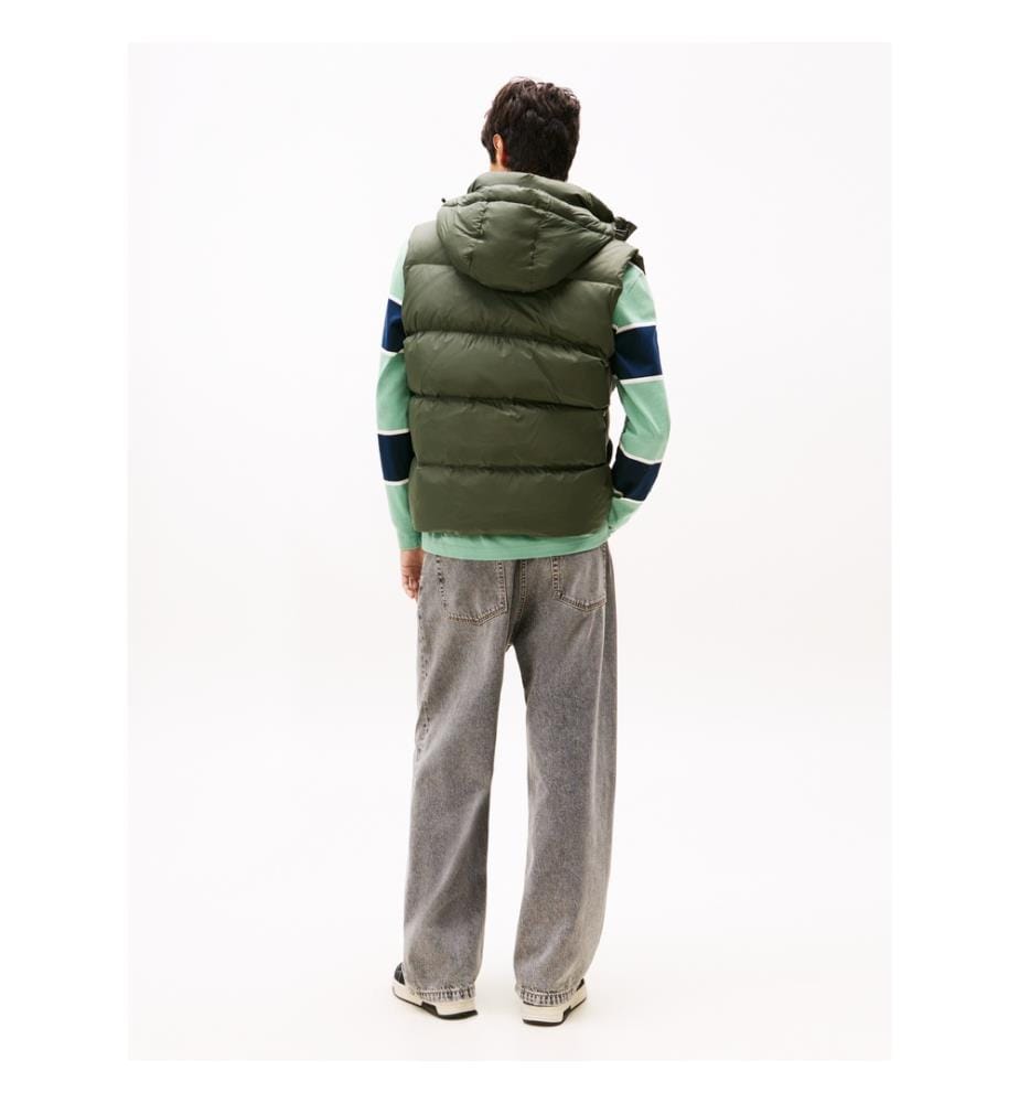 Piumino Water Rellepent Casual con cappuccio - Verde