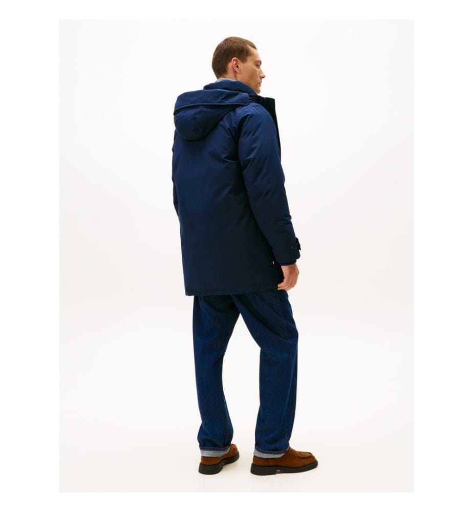 Parka Rockie idrorepellente con cappuccio - Blu navy