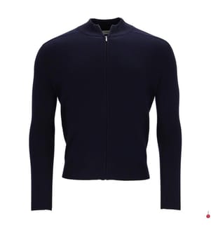 Strickjacke aus Kaschmir - Marine