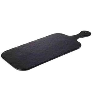 APS - Servierplatte Slate Rock 40 cm x 20 cm, Schwarz