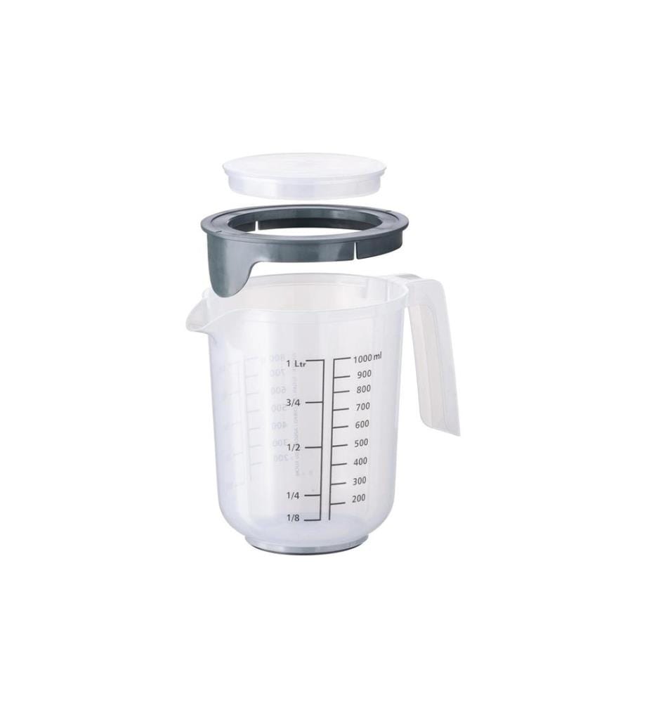 APS - Rührbecher mit Deckel MIXUP 1 l, Transparent