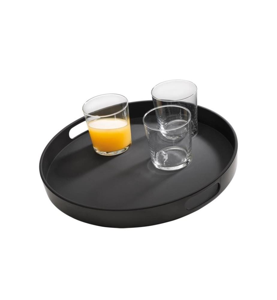 APS - Serviertablett Bistro 35.5 cm, Schwarz