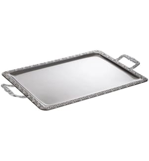 APS - Servierplatte Tablett Schöner Essen mit Griff 62 x 36 x 3 cm