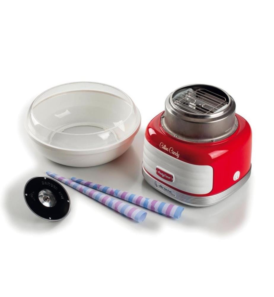Cotton Candy Machine - Party Time - red Uses sugar or rock candy, 500W