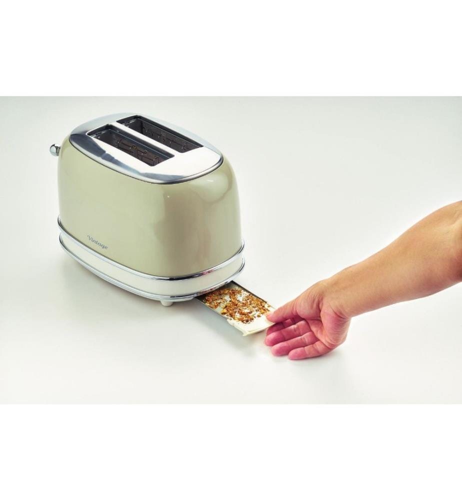 Toaster - Vintage - 2 slots Beige, without brackets