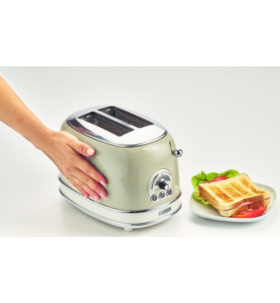 Toaster - Vintage - 2 slots Beige, without brackets