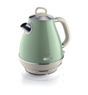 Bouilloire - Vintage - Vert Capacité d'eau 1.7L, Sans fil, base pivotante
