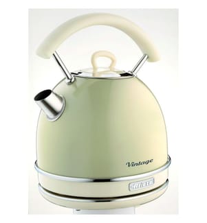 Bouilloire - Vintage - Beige Arrêt automatique, capacité 1.7L, filtre anti-calcaire