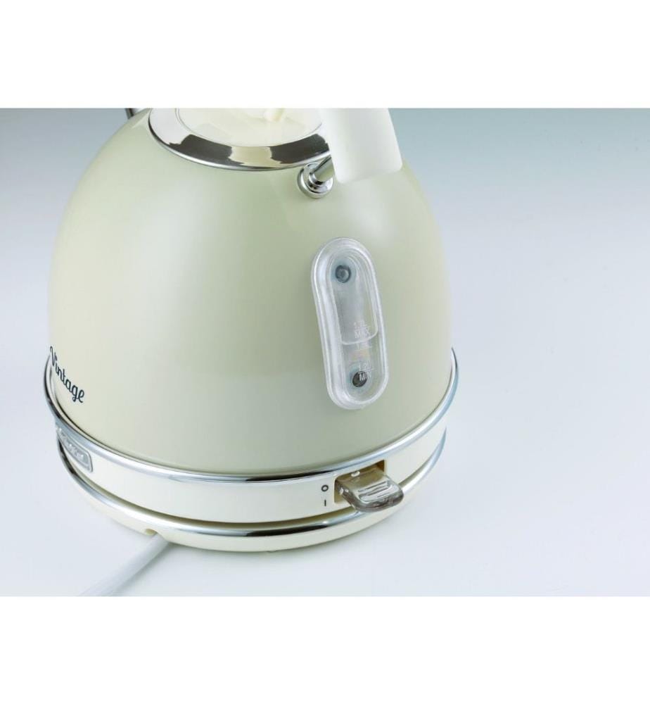 Bouilloire - Vintage - Beige Arrêt automatique, capacité 1.7L, filtre anti-calcaire