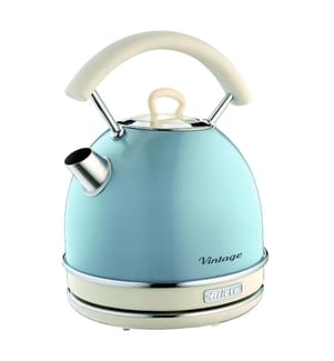 Bouilloire - Vintage - Bleu Arrêt automatique, capacité 1.7L, filtre anti calcaire