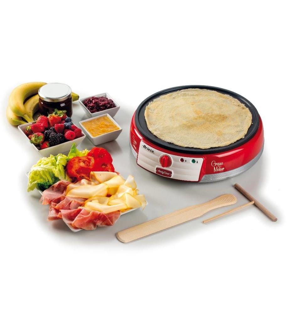 Crepes Maker - Party Time - Red Non Stick Plate