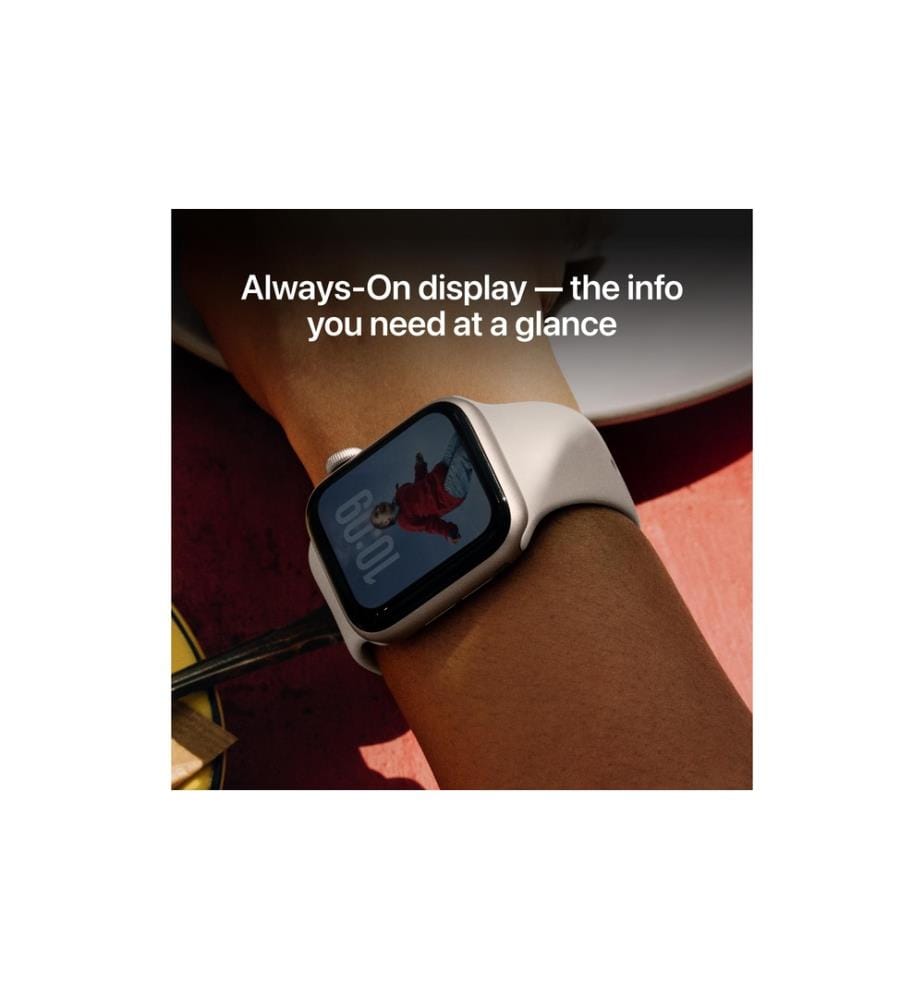 APPLE - Watch SE 3 44 mm GPS Sport Band Midnight S/M