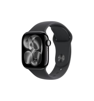 APPLE - Watch Series 11 42 mm GPS Jet Black Alu Sport Band M/L