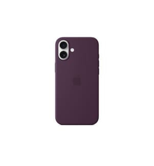 APPLE - Etui en silicone avec MagSafe iPhone 16 Plus Prune