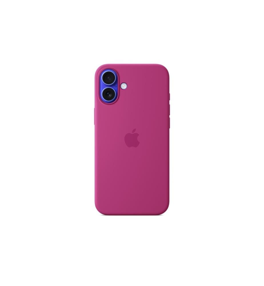 APPLE - Etui en silicone avec MagSafe iPhone 16 Plus Fuchsia