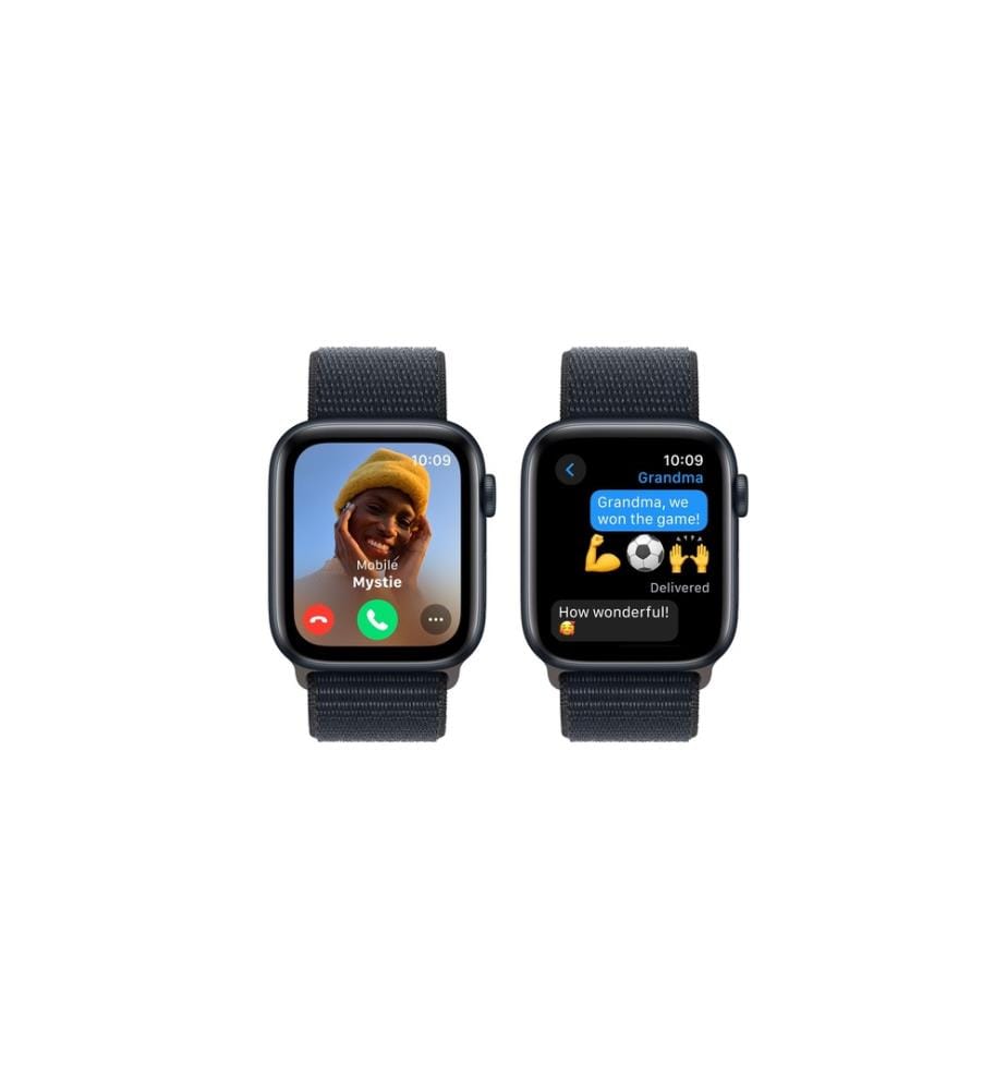 APPLE - Watch SE 2024 44 mm GPS Alu Sport Loop Mitternacht