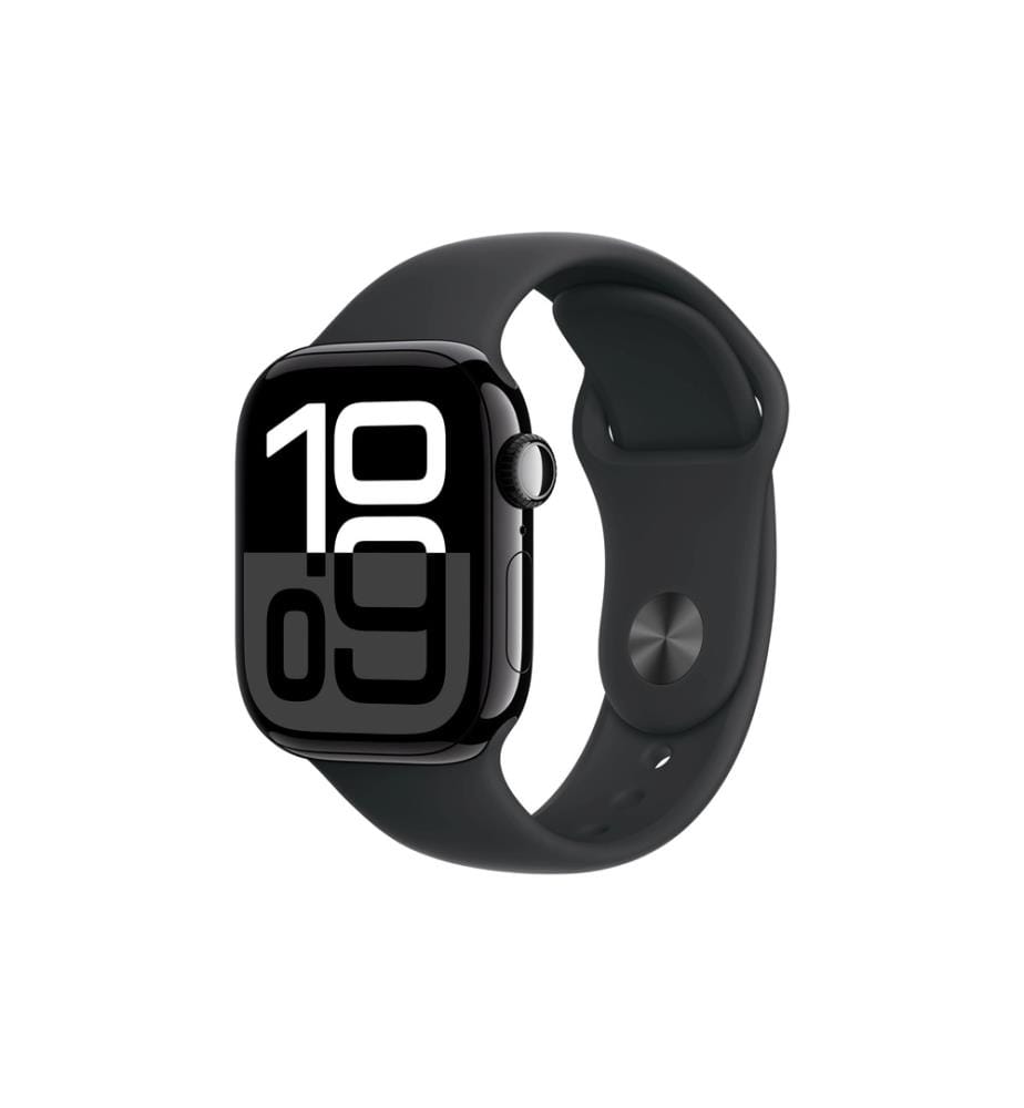 APPLE - Watch Series 10 42 mm LTE Alu Jet Black Sport S/M