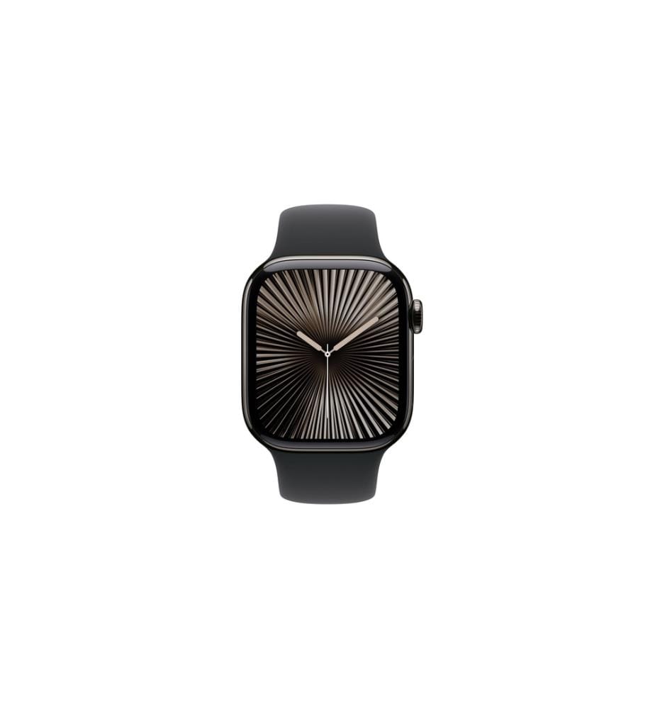APPLE - Watch Series 10 42 mm LTE Titanium Jet Black Sport S/M