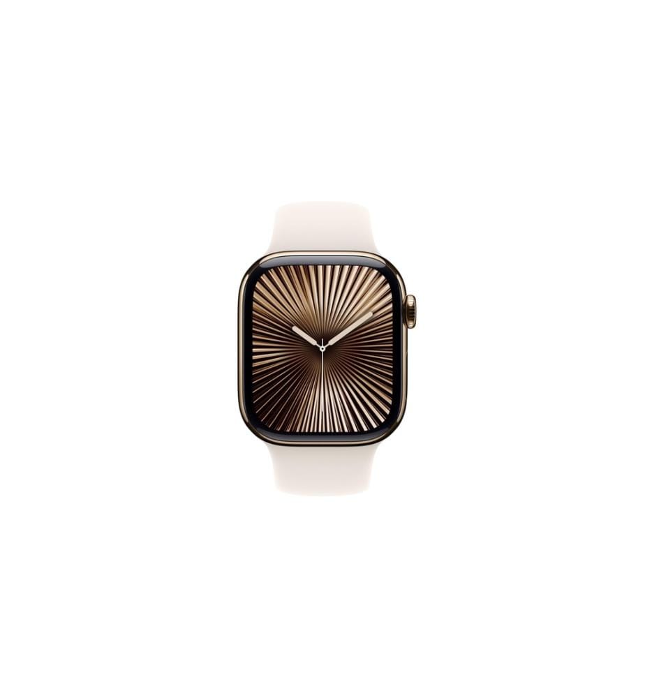 APPLE - Watch Series 10 42 mm LTE Titanium Rosegold Sport Blanc S/M