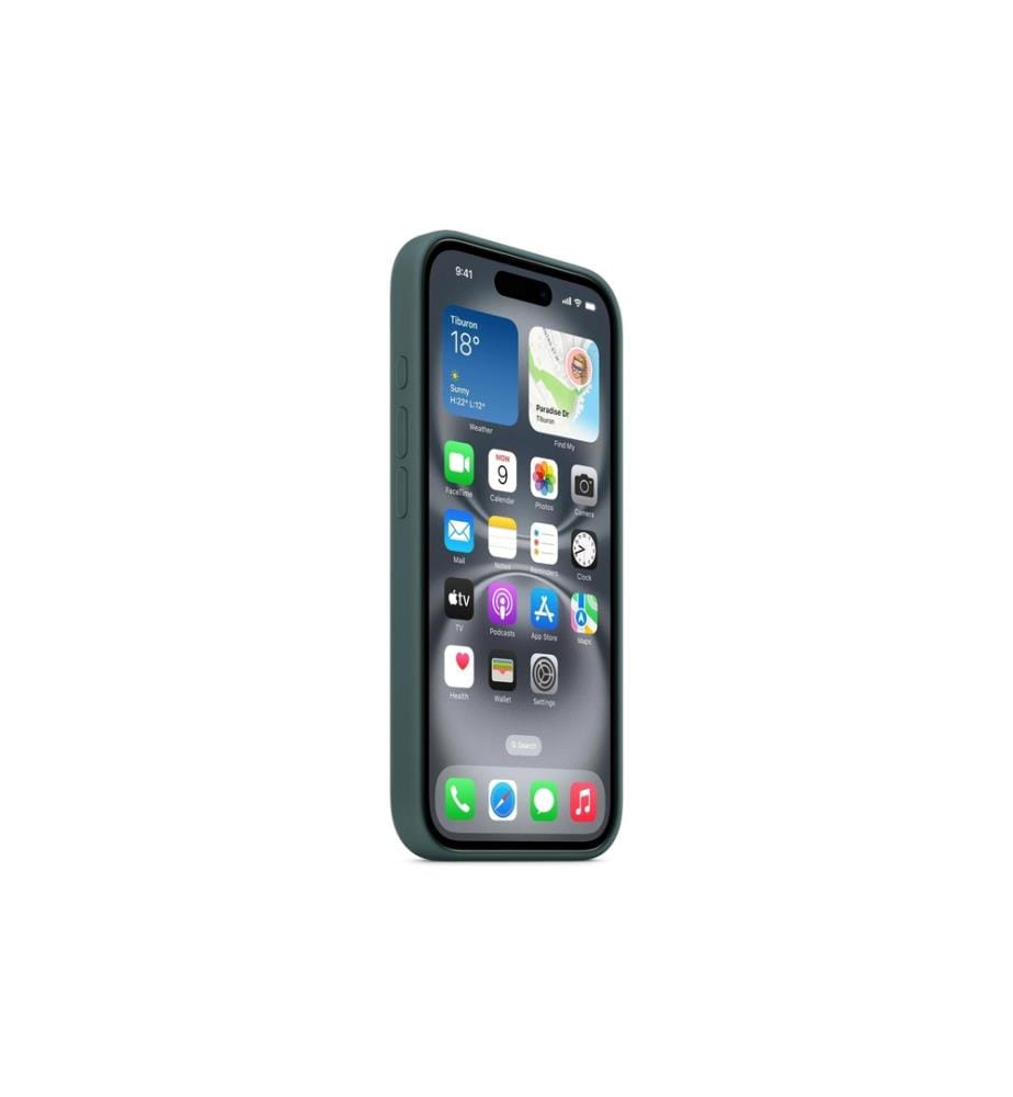 APPLE - Silicone Case avec MagSafe iPhone 16 Vert de mer