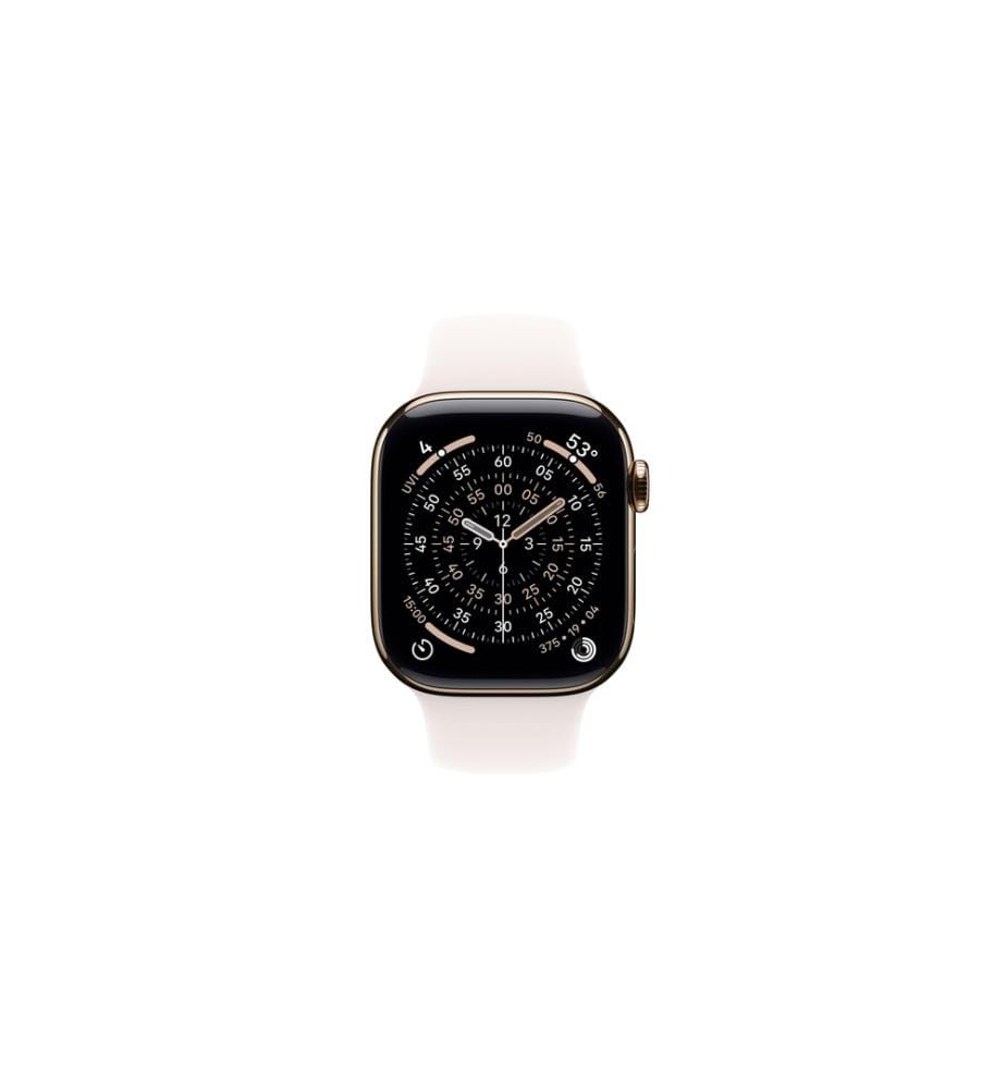 APPLE - Watch Series 11 42 mm LTE Gold Titanium Light Blush S/M