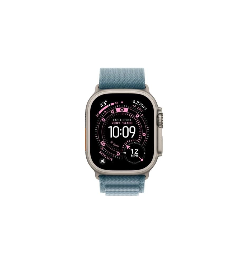 APPLE - Watch Ultra 3 Natural Titanium Light Blue Alpine Loop S