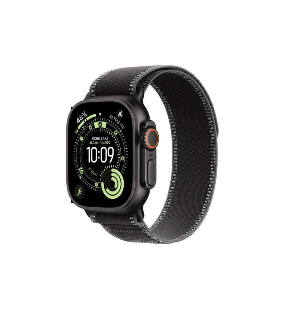 APPLE - Watch Ultra 3 Black Titanium Black Charcoal Trail Loop S/M