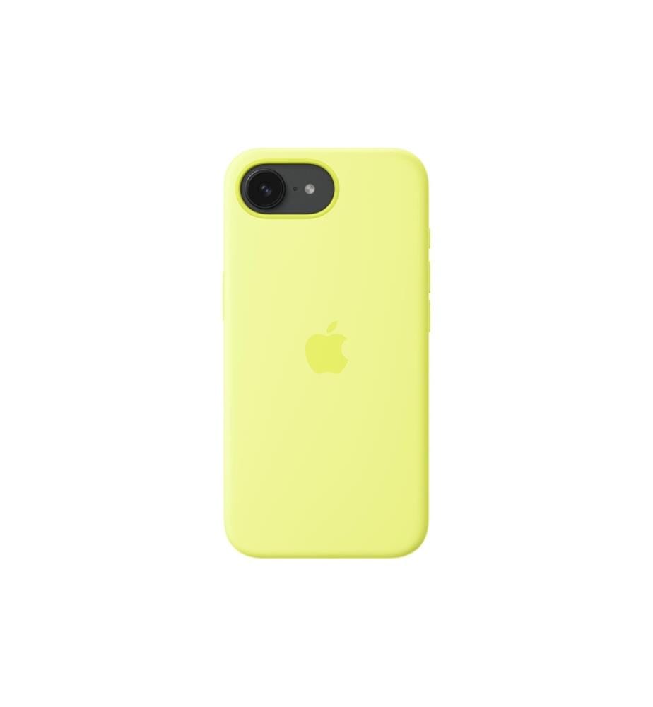 APPLE - Coque arrière Silicone MagSafe Case iPhone 16e Jaune fluo