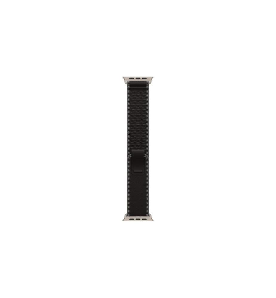 APPLE - Trail Loop 49 mm Black/Charcoal M/L Natural Titanium